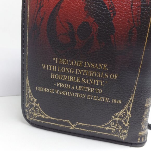 EDGAR ALLAN POE Book Wallet Wristlet-NWT - Picture 3 of 3